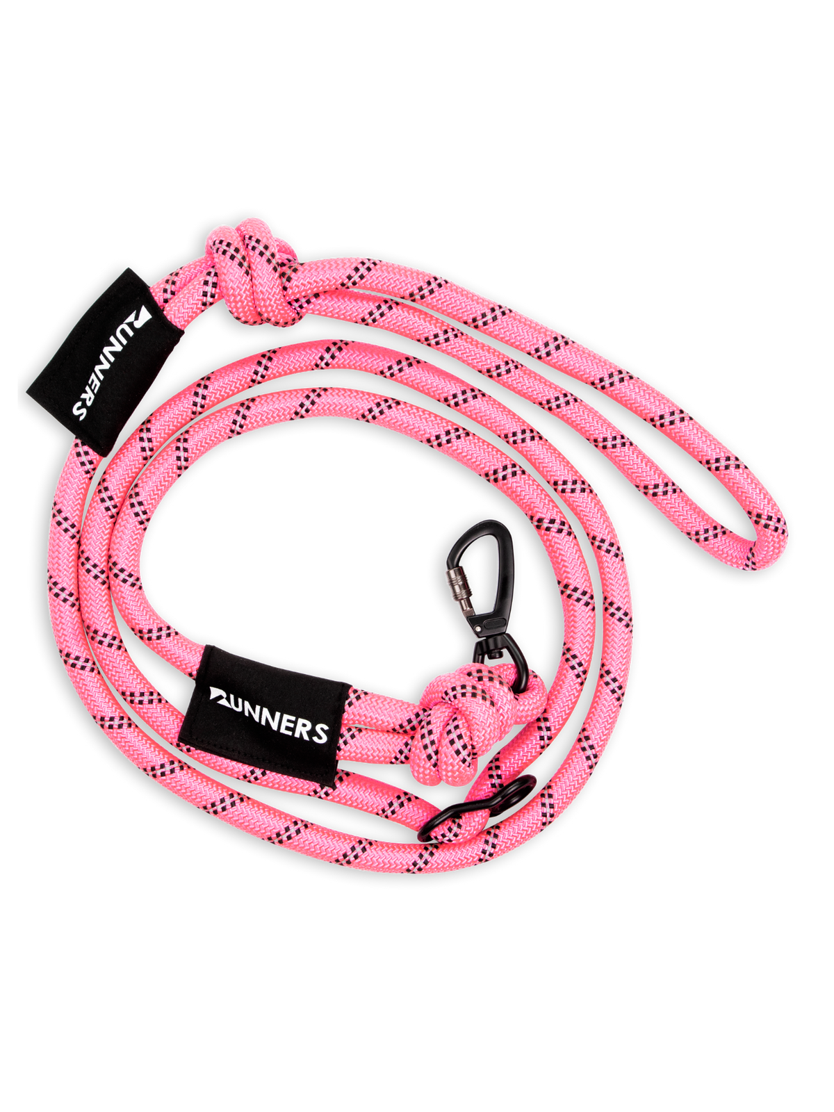 Neon Pink Runners Hands Free Dog Leash